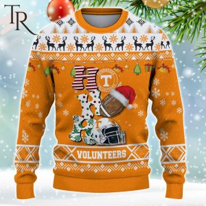 NCAA Tennessee Volunteers HO HO HO Ugly Christmas Sweater