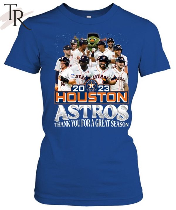 2023 Houston Astros Thank You For A Great Season T-Shirt