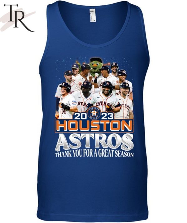 2023 Houston Astros Thank You For A Great Season T-Shirt