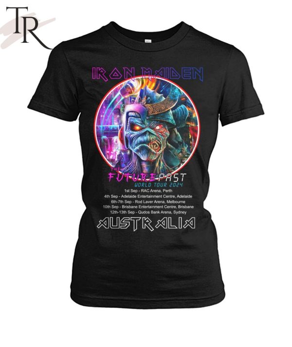 Iron Maiden The Future Past Tour Australia 2024 T-Shirt