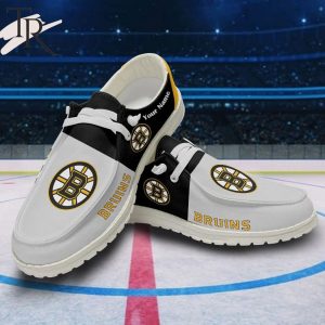 Personalized NHL Boston Bruins Hey Dude Shoes