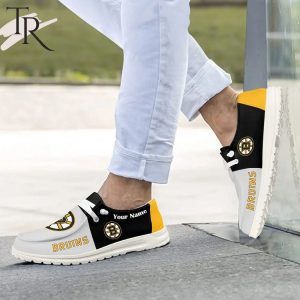 Personalized NHL Boston Bruins Hey Dude Shoes