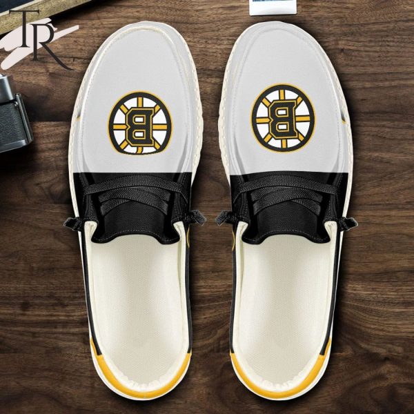 Personalized NHL Boston Bruins Hey Dude Shoes