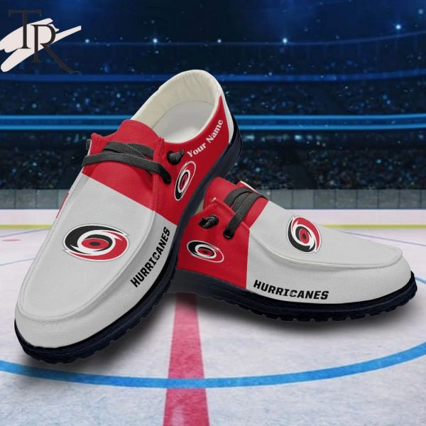 Personalized NHL Carolina Hurricanes Hey Dude Shoes
