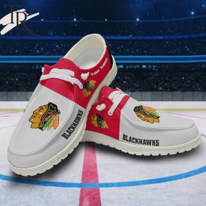 Personalized NHL Chicago Blackhawks Hey Dude Shoes