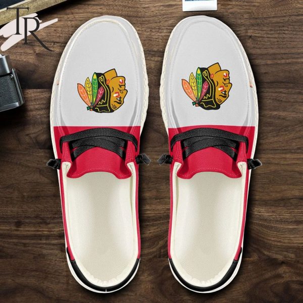 Personalized NHL Chicago Blackhawks Hey Dude Shoes