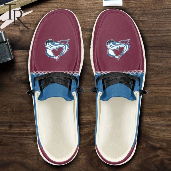 Personalized NHL Colorado Avalanche Hey Dude Shoes