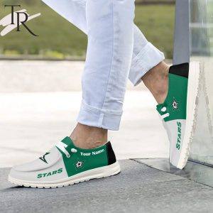 Personalized NHL Dallas Stars Hey Dude Shoes