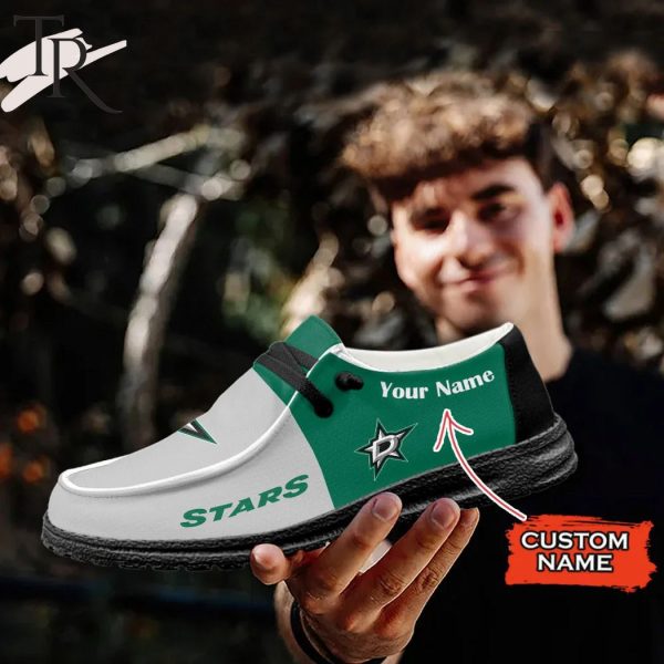 Personalized NHL Dallas Stars Hey Dude Shoes