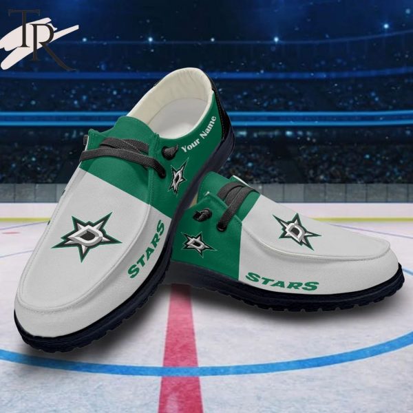 Personalized NHL Dallas Stars Hey Dude Shoes