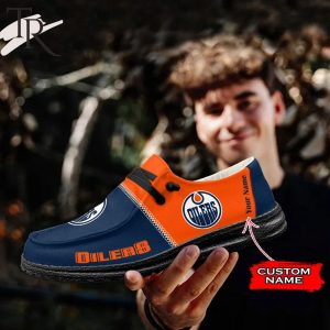 Personalized NHL Edmonton Oilers Hey Dude Shoes