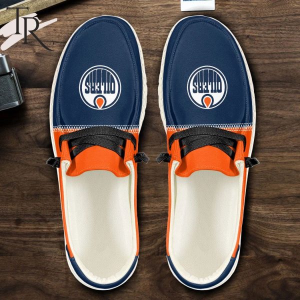 Personalized NHL Edmonton Oilers Hey Dude Shoes