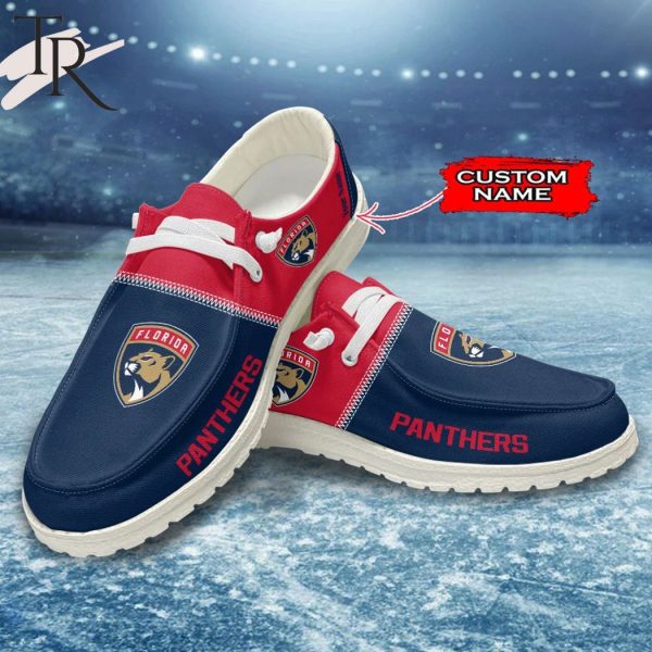 Personalized NHL Florida Panthers Hey Dude Shoes