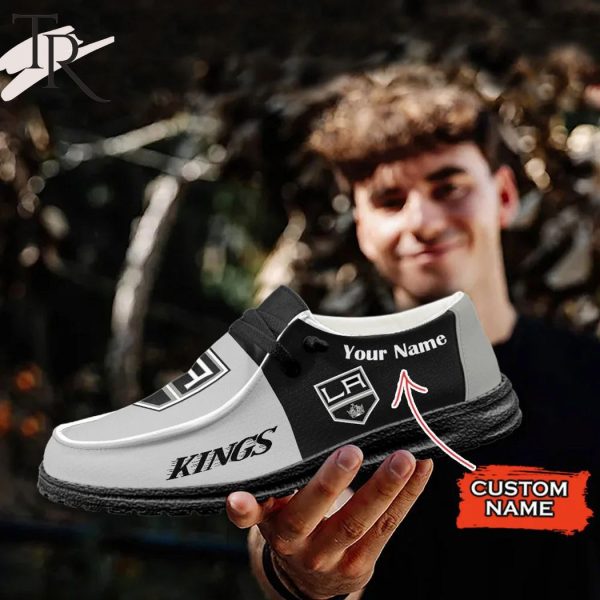 Personalized NHL Los Angeles Kings Hey Dude Shoes