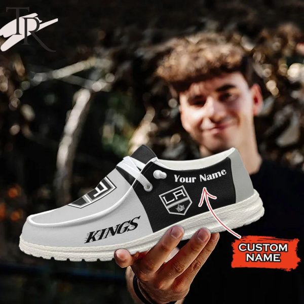 Personalized NHL Los Angeles Kings Hey Dude Shoes