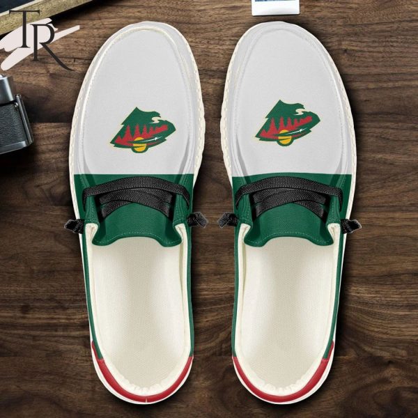 Personalized NHL Minnesota Wild Hey Dude Shoes