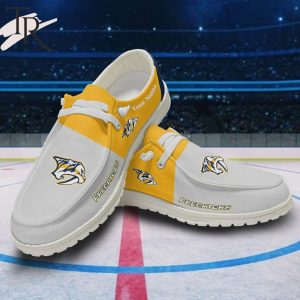 Personalized NHL Nashville Predators Hey Dude Shoes