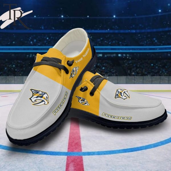Personalized NHL Nashville Predators Hey Dude Shoes