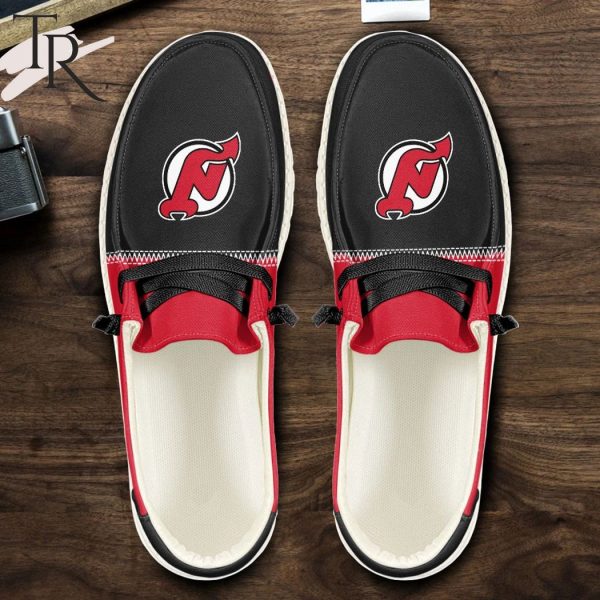 Personalized NHL New Jersey Devils Hey Dude Shoes