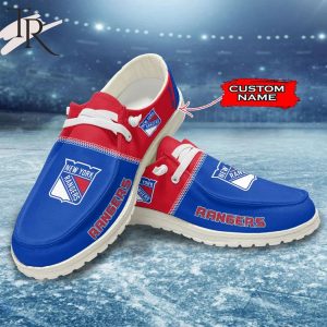Personalized NHL New York Rangers Hey Dude Shoes