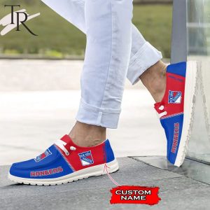 Personalized NHL New York Rangers Hey Dude Shoes