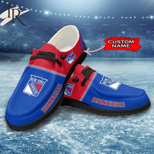 Personalized NHL New York Rangers Hey Dude Shoes