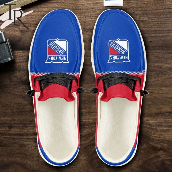 Personalized NHL New York Rangers Hey Dude Shoes