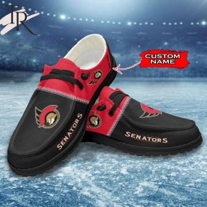 Personalized NHL Ottawa Senators Hey Dude Shoes