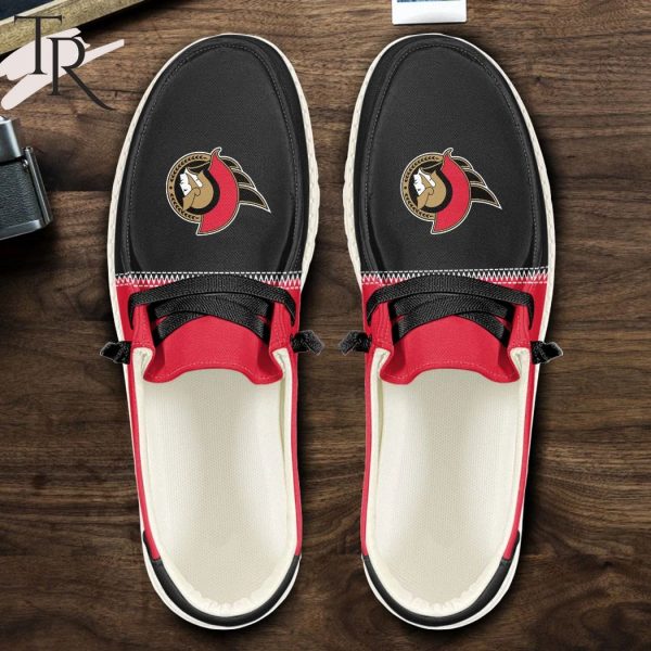 Personalized NHL Ottawa Senators Hey Dude Shoes