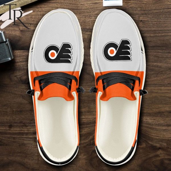 Personalized NHL Philadelphia Flyers Hey Dude Shoes