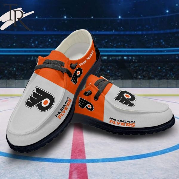 Personalized NHL Philadelphia Flyers Hey Dude Shoes