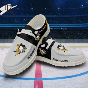 Personalized NHL Pittsburgh Penguins Hey Dude Shoes