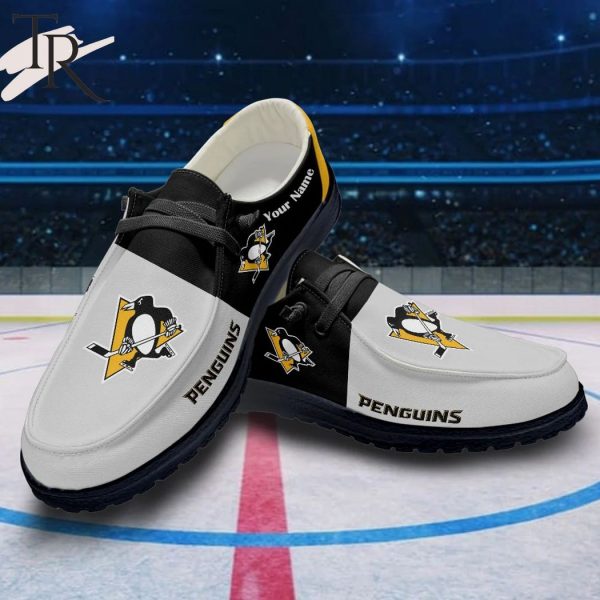 Personalized NHL Pittsburgh Penguins Hey Dude Shoes