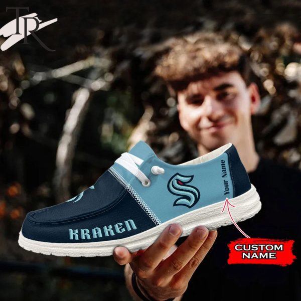 Personalized NHL Seattle Kraken Hey Dude Shoes