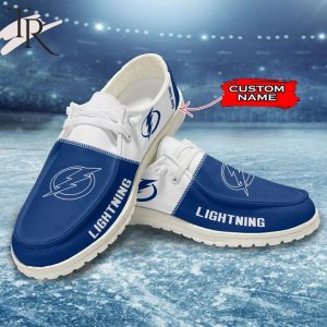 Personalized NHL Tampa Bay Lightning Hey Dude Shoes