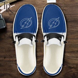 Personalized NHL Tampa Bay Lightning Hey Dude Shoes
