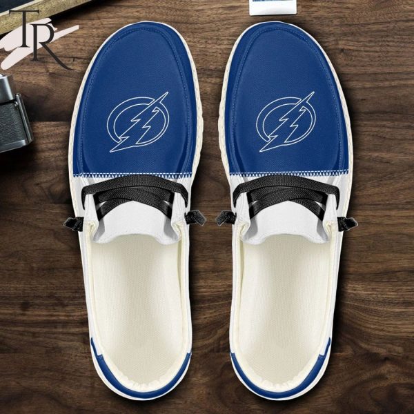 Personalized NHL Tampa Bay Lightning Hey Dude Shoes