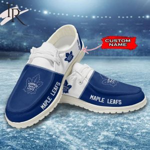 Personalized NHL Toronto Maple Leafs Hey Dude Shoes