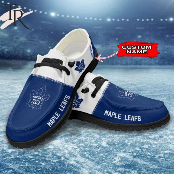 Personalized NHL Toronto Maple Leafs Hey Dude Shoes