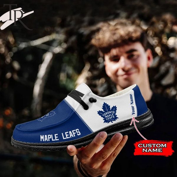 Personalized NHL Toronto Maple Leafs Hey Dude Shoes