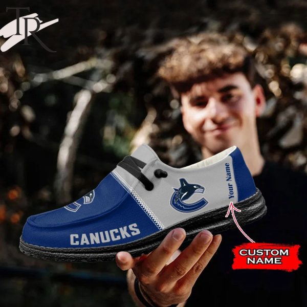 Personalized NHL Vancouver Canucks Hey Dude Shoes