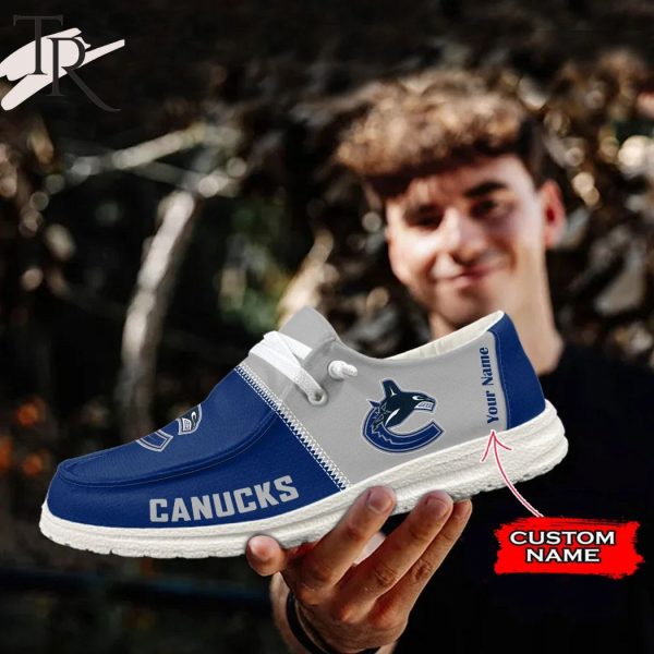 Personalized NHL Vancouver Canucks Hey Dude Shoes