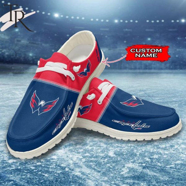 Personalized NHL Washington Capitals Hey Dude Shoes
