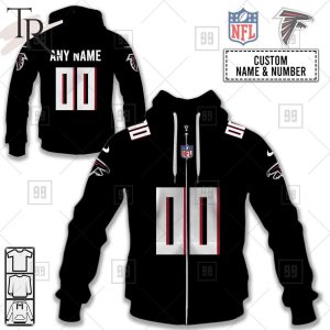 Personalized NFL Atlanta Falcons Alternate 02 Jersey Hoodie 2223