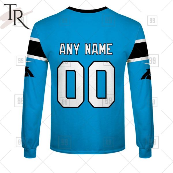 Personalized NFL Carolina Panthers Alternate Jersey Hoodie 2223