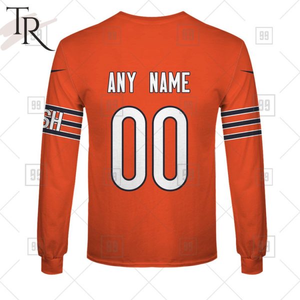 Personalized NFL Chicago Bears Alternate Jersey Hoodie 2223