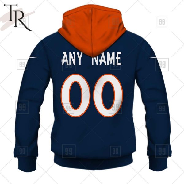 Personalized NFL Denver Broncos Alternate Jersey Hoodie 2223