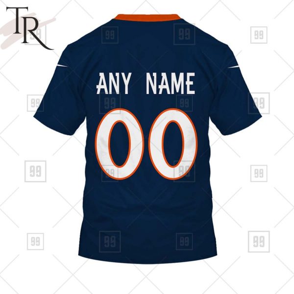 Personalized NFL Denver Broncos Alternate Jersey Hoodie 2223