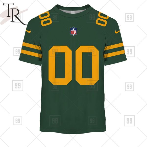 Personalized NFL Green Bay Packers Alternate Jersey Hoodie 2223