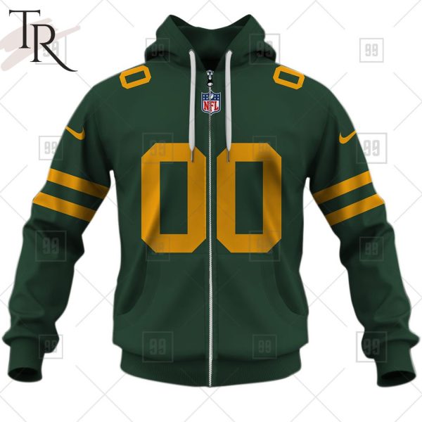 Personalized NFL Green Bay Packers Alternate Jersey Hoodie 2223